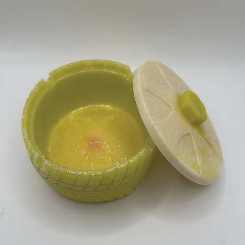 Yellow Decorative Container