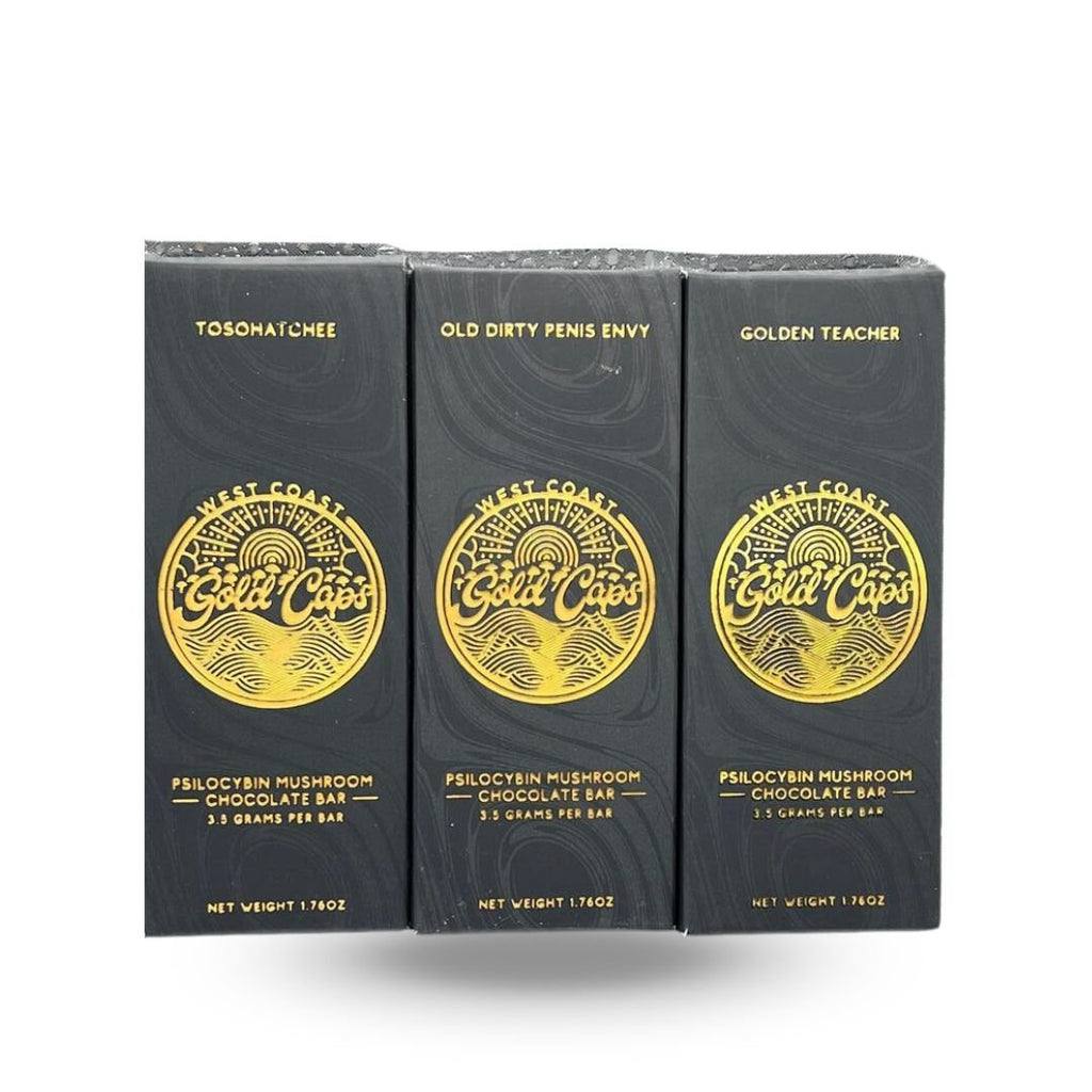 West Coast Gold caps-  Chocolate Bars (3.5G)