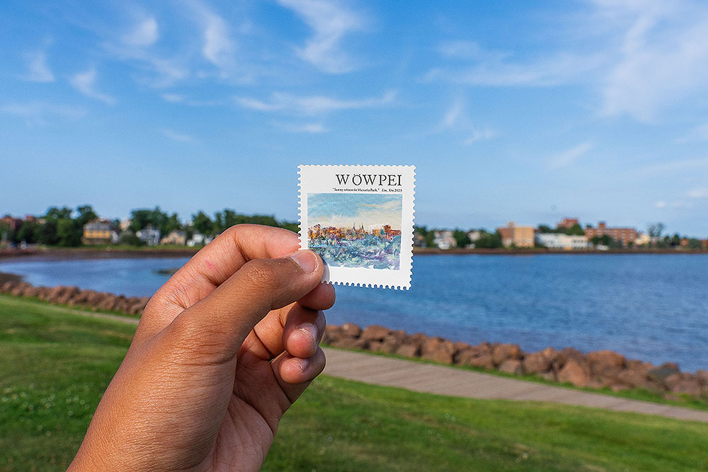 Limited Edition Original! WOWPEI Stamp 21P (White)