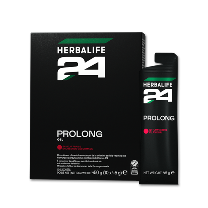 Gels Prolong Herbalife24® Saveur fraise 10 sachets de 45g Herbalife Suisse