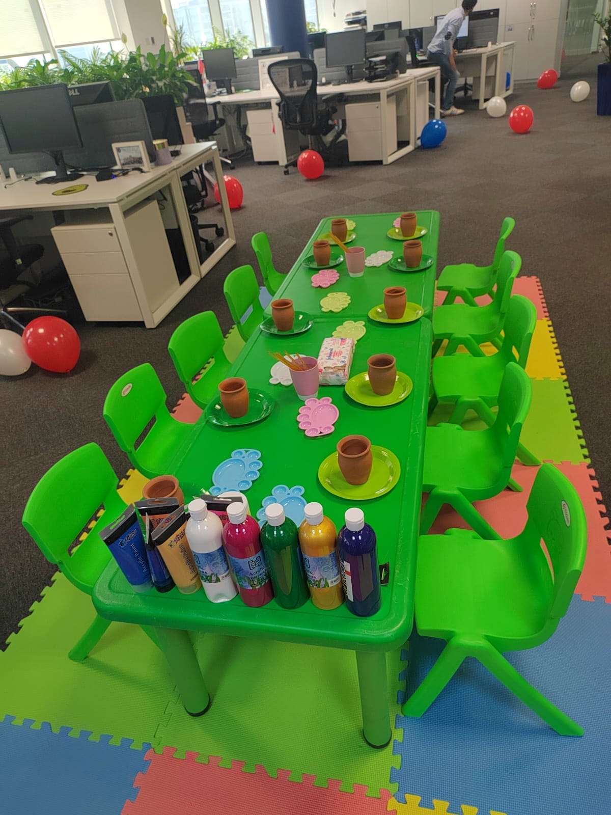 Children's activity table set