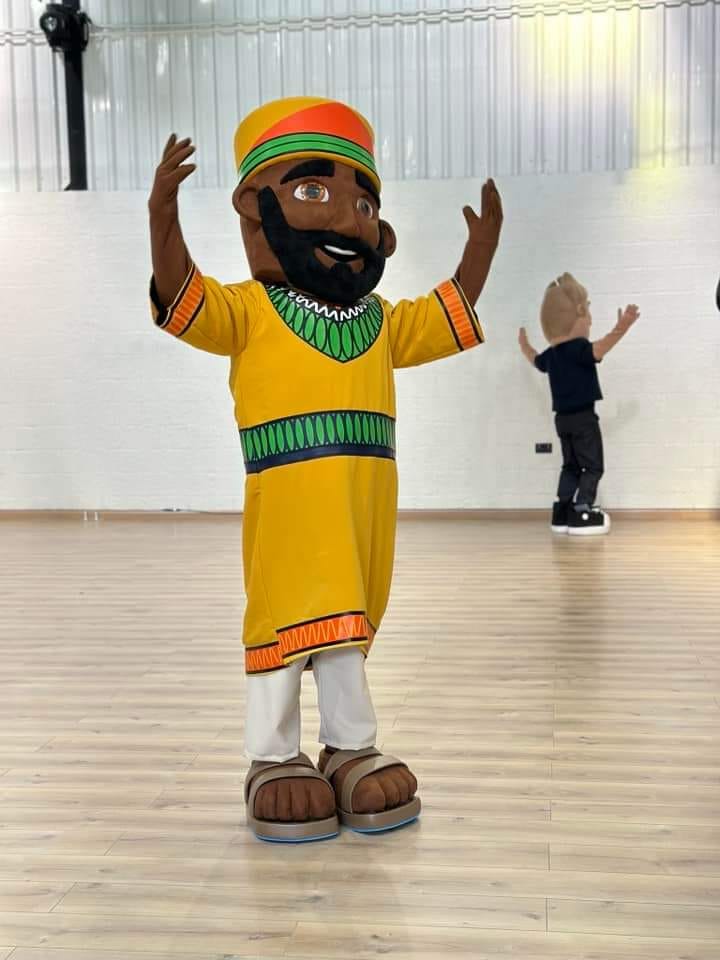 African man Mascot costume