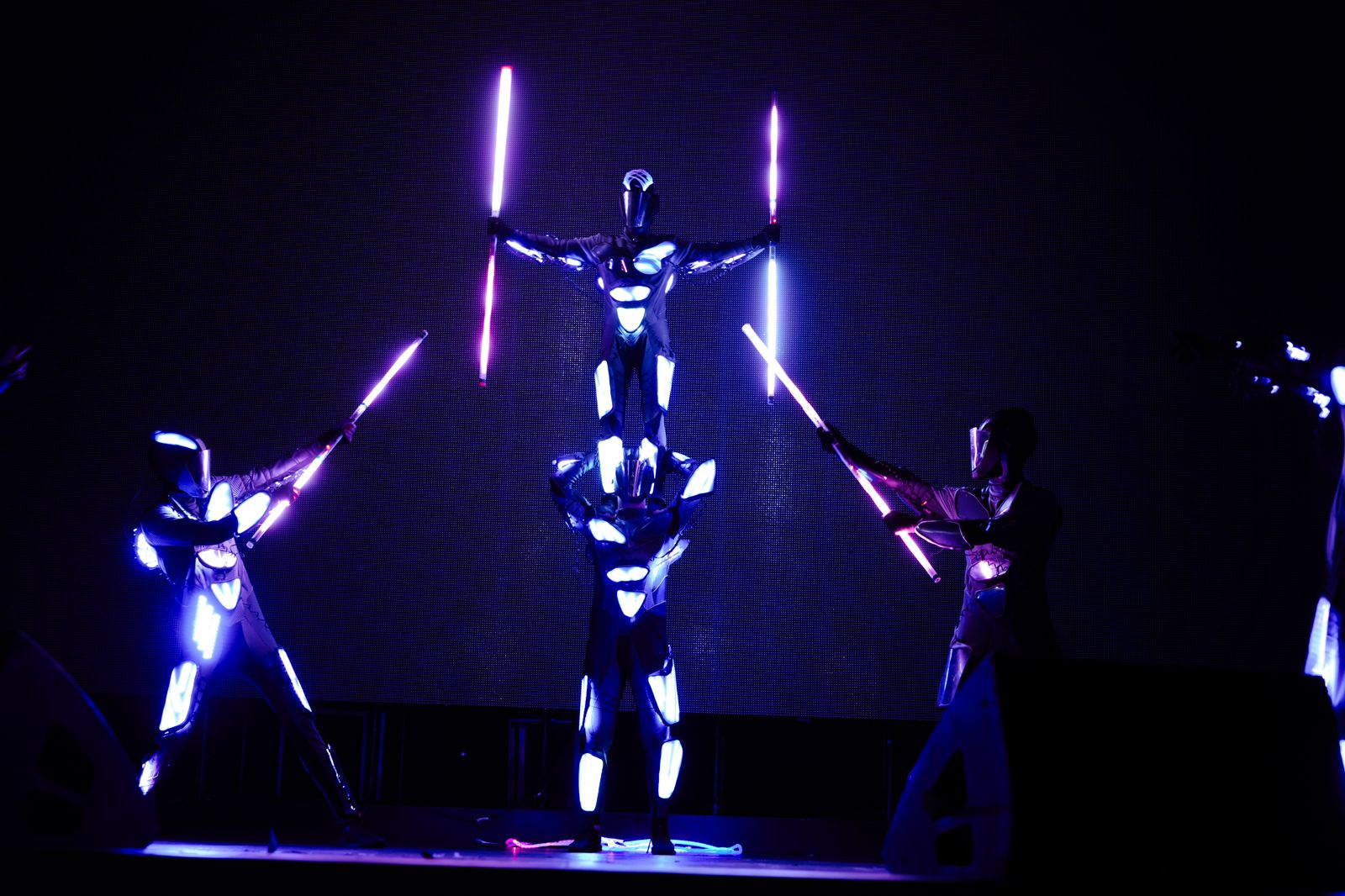 LED Acrobatic show 