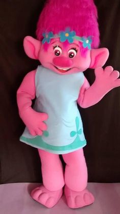 Pink Troll Doll
