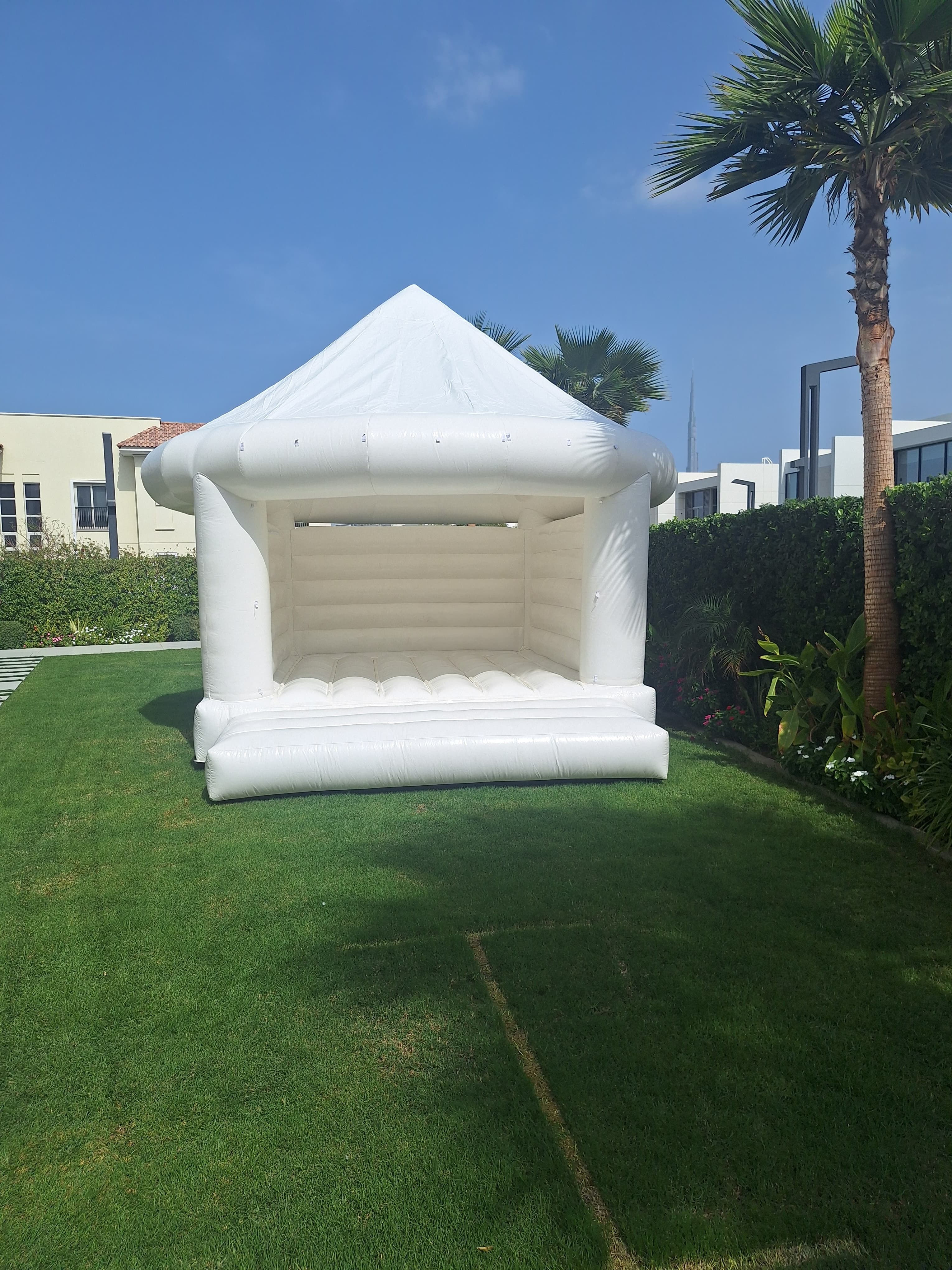 White Bouncy Castle