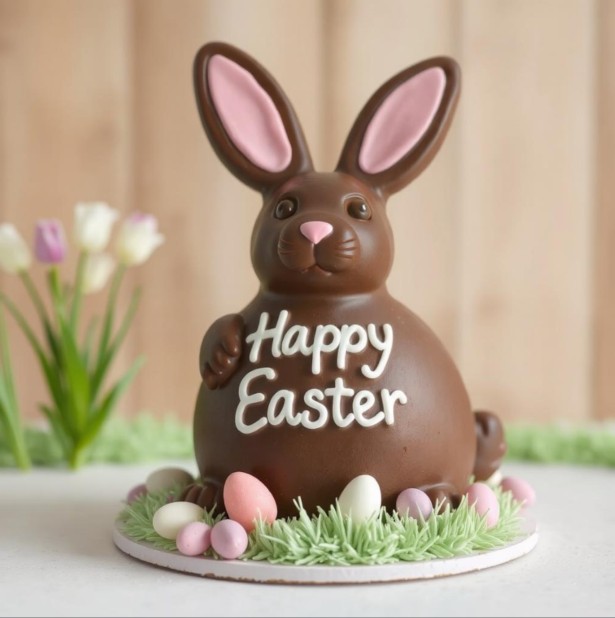 Easter Bunny Chocolate Cake