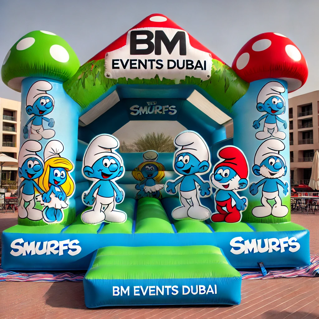 The Smurfs Bouncy castle