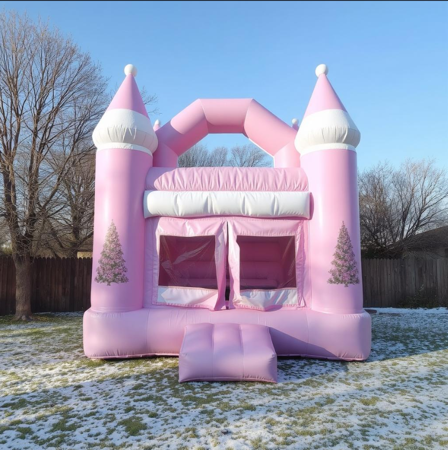 Pink Snow White Castle and Bouncy