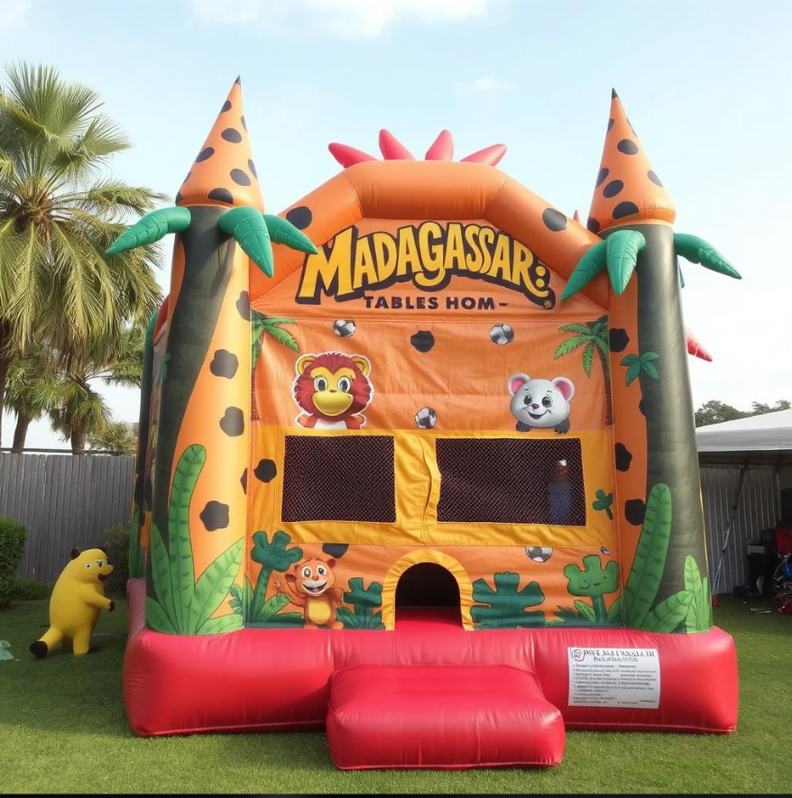 Madagascar Bouncy and Castle