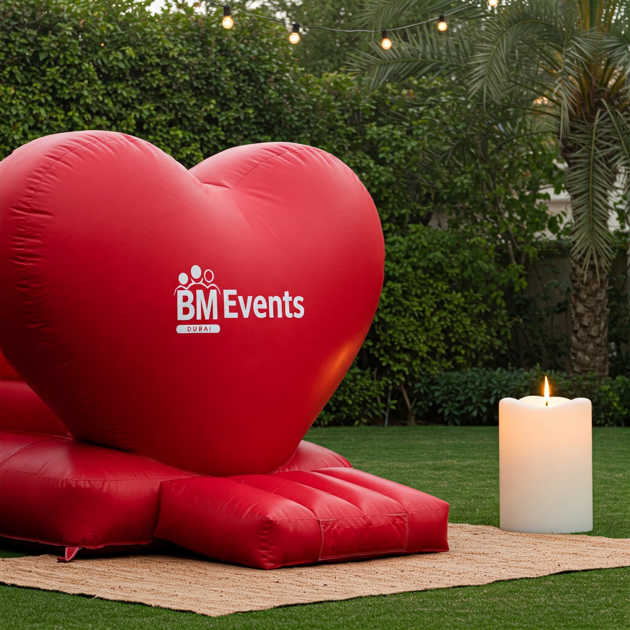 Candle and Heart Bouncy Area