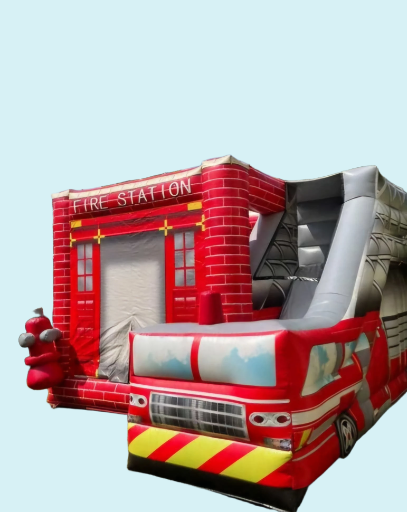 Fire Station Bouncy and Slide 