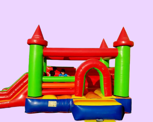 Multi color Castle and Slide