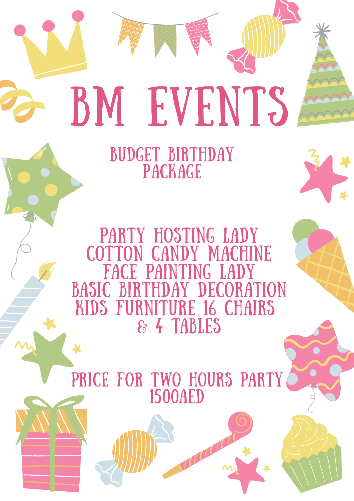 budget Birthday Package