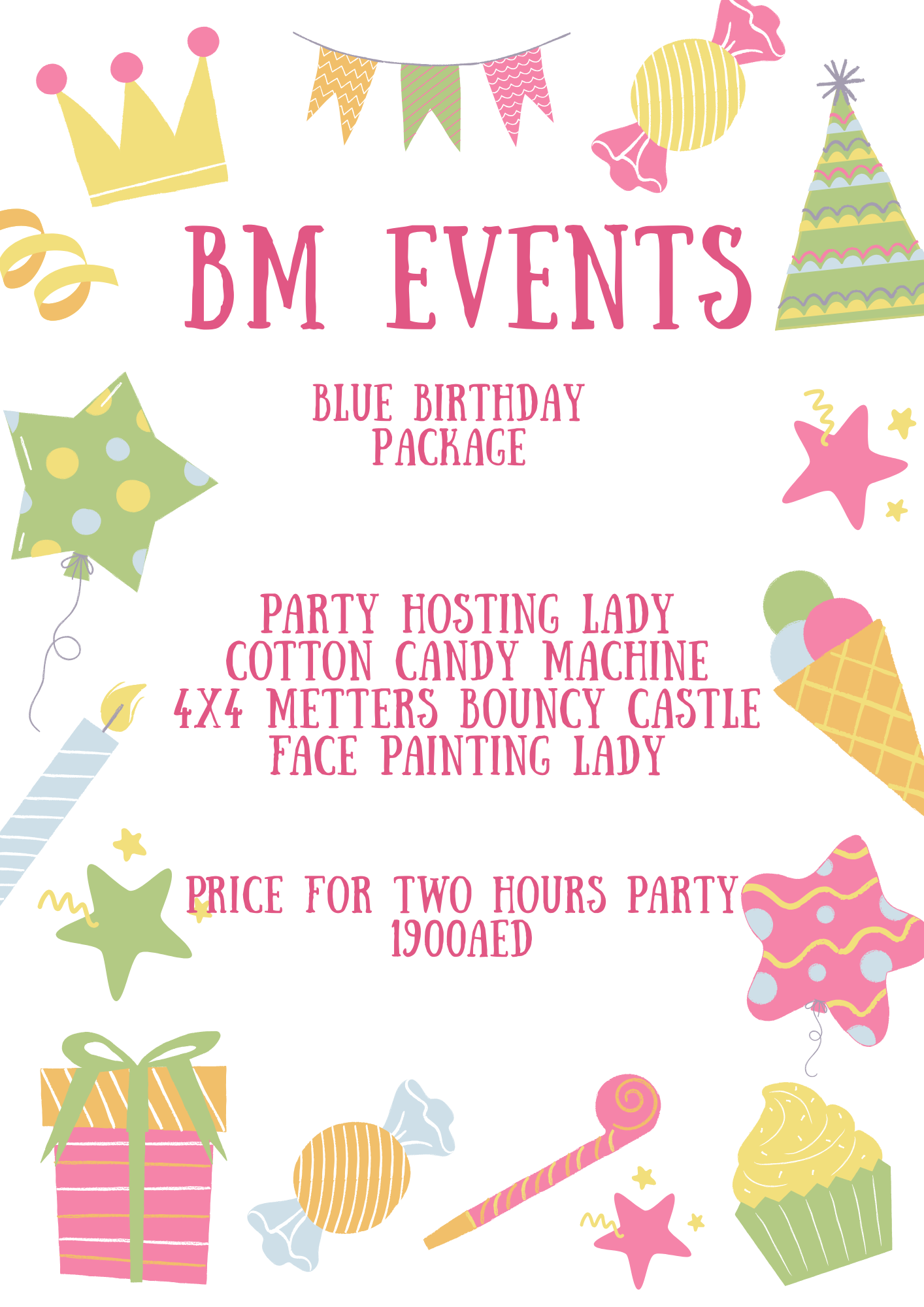 Blue Birthday Packages