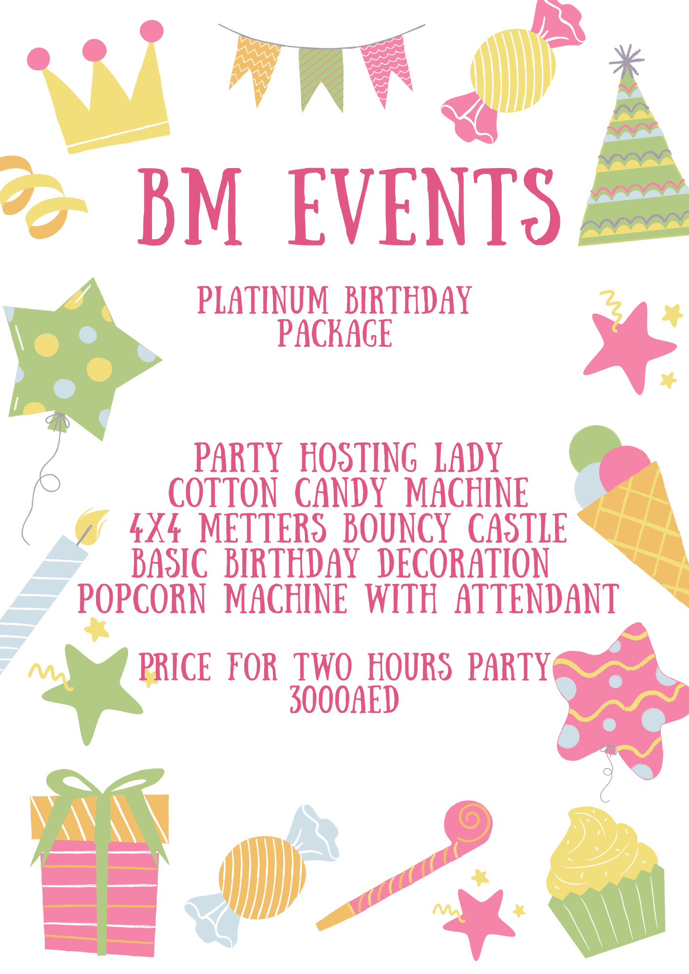 Platinum Birthday Package