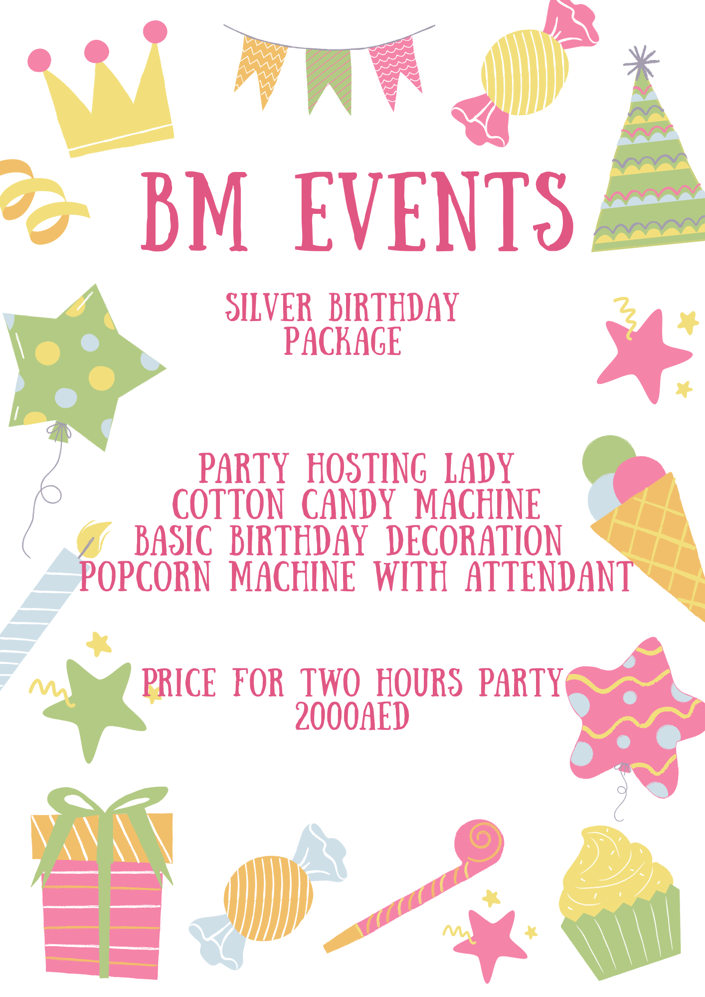 Birthday Package with decoration
