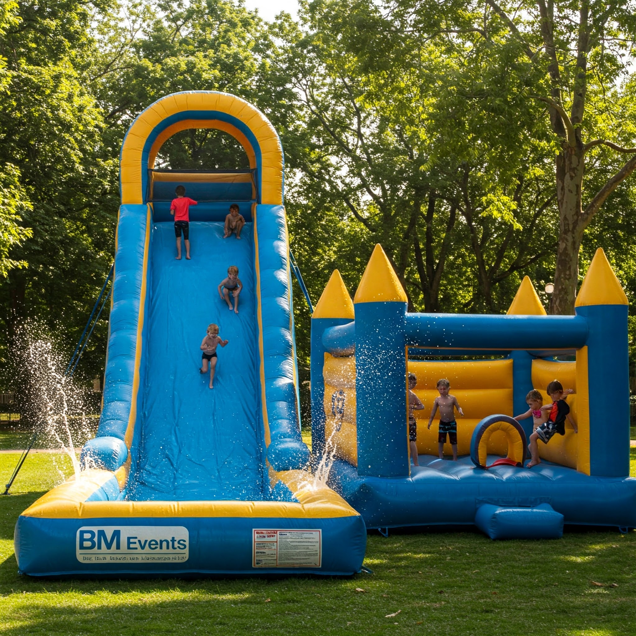 Water Slide Bouncy Castle