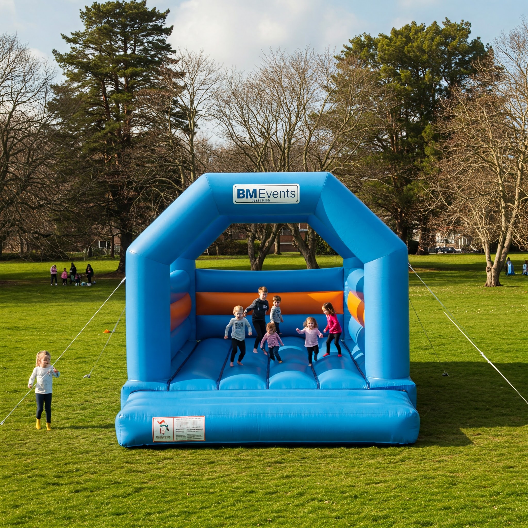 Blue Bouncy Castle