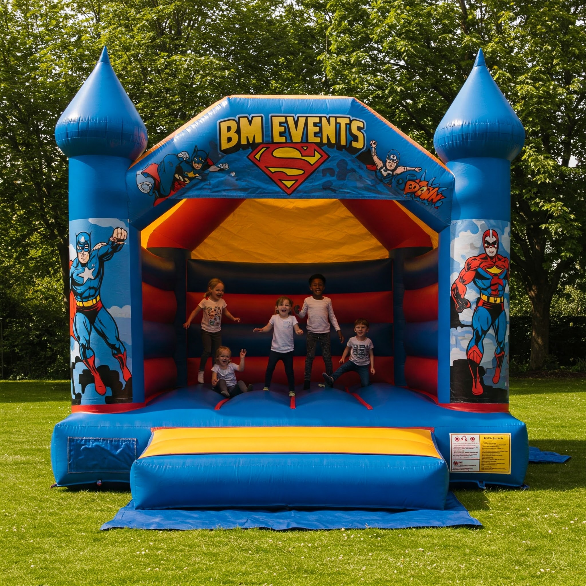 Super Hero Bouncy Castle