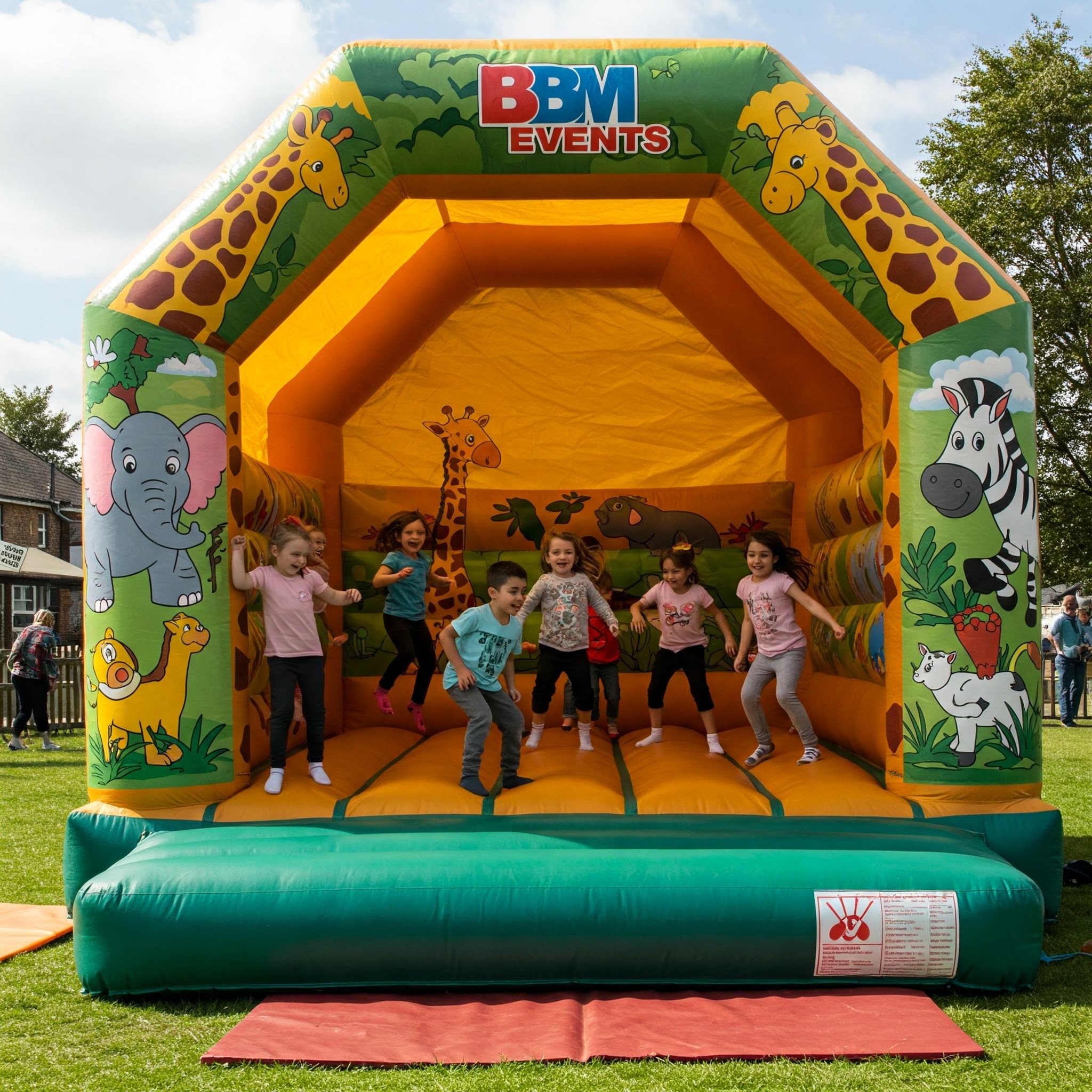 Zoo Bouncy Castle 