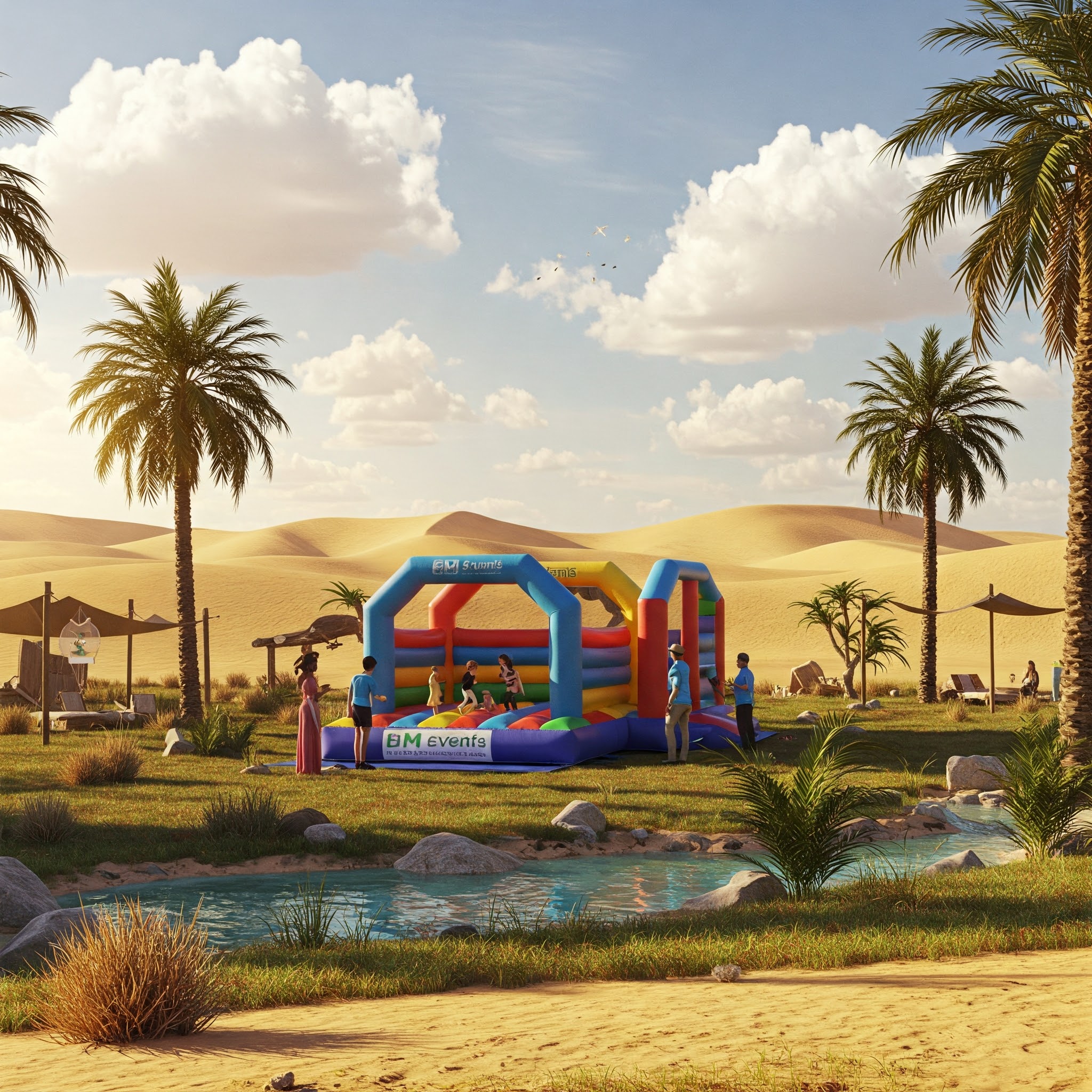 Desert Oasis Bouncy castle