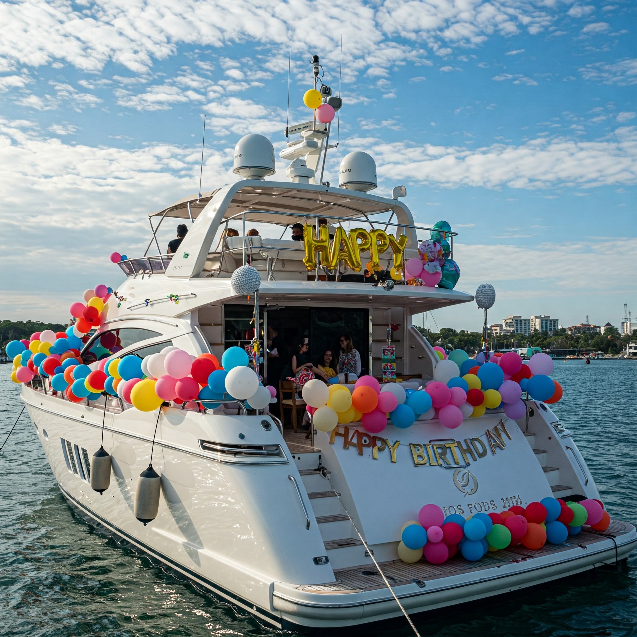 Yacht Birthday Decoration