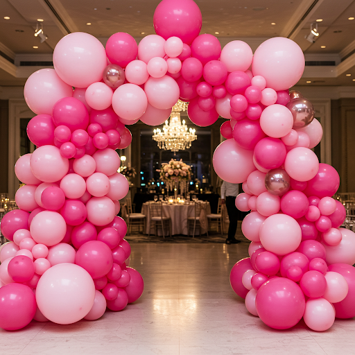 Pink Balloon Party decoration
