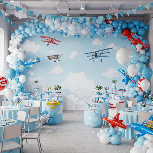Aeroplane Themed Party Decoration