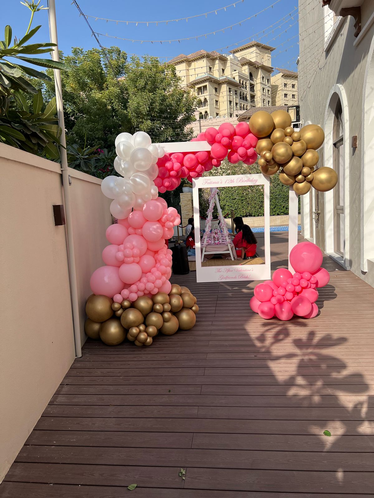 Outdoor Birthday Decoration