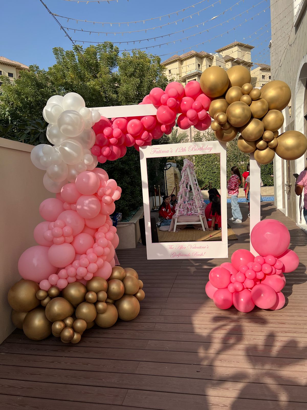 Outdoor Birthday Decoration