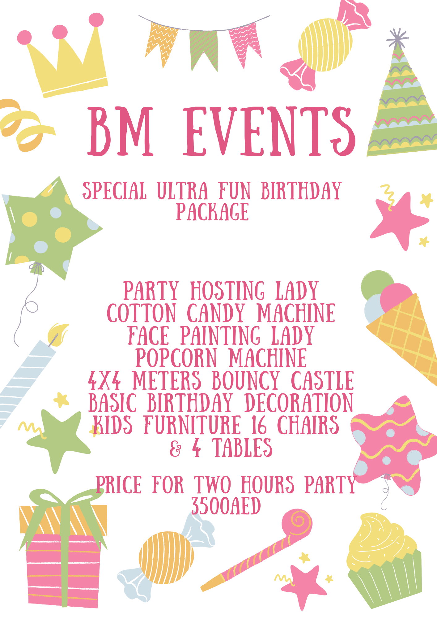 BM Event's Special Ultra Fun Package 