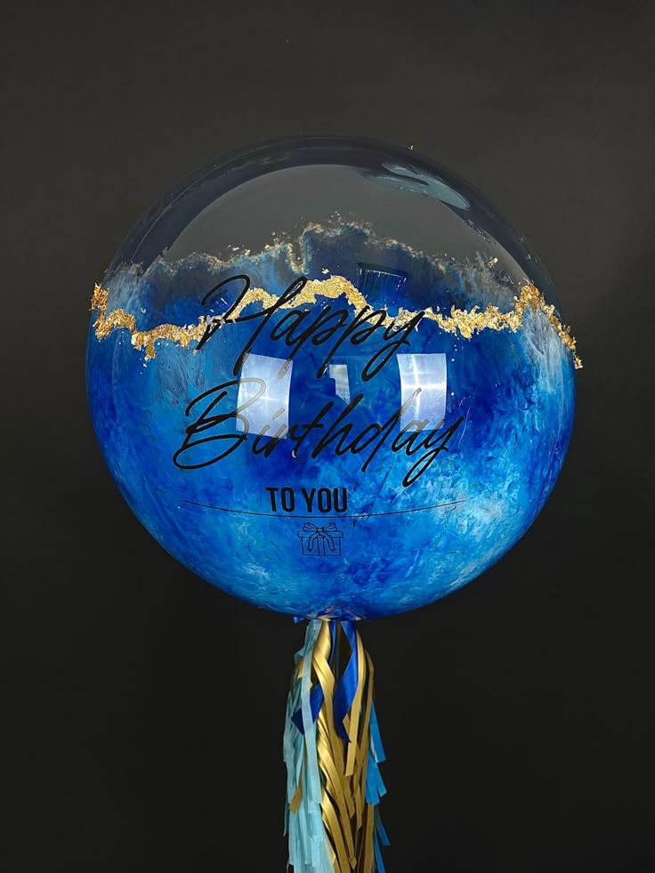 Metallic Paint Bubble Balloon