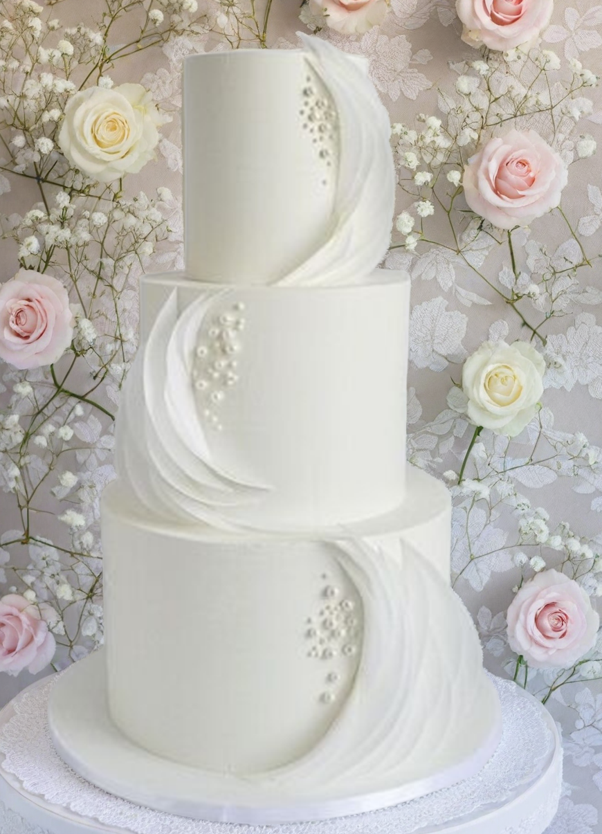 Pearl Wedding Cake