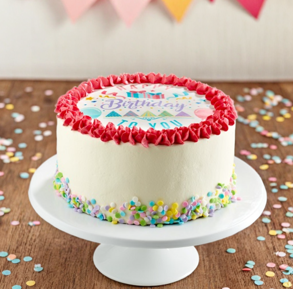 Photo Printed Cake