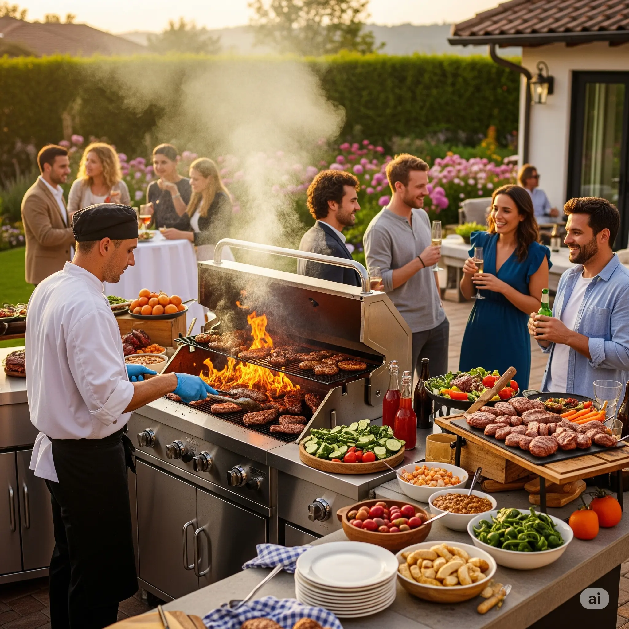 Live Barbeque Station
