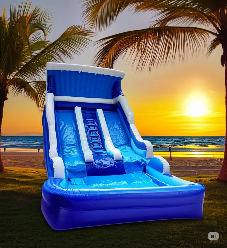 Blue Waves Water Slide