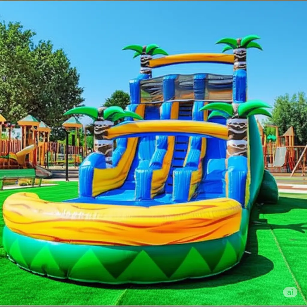 Palm Tree Water Slide