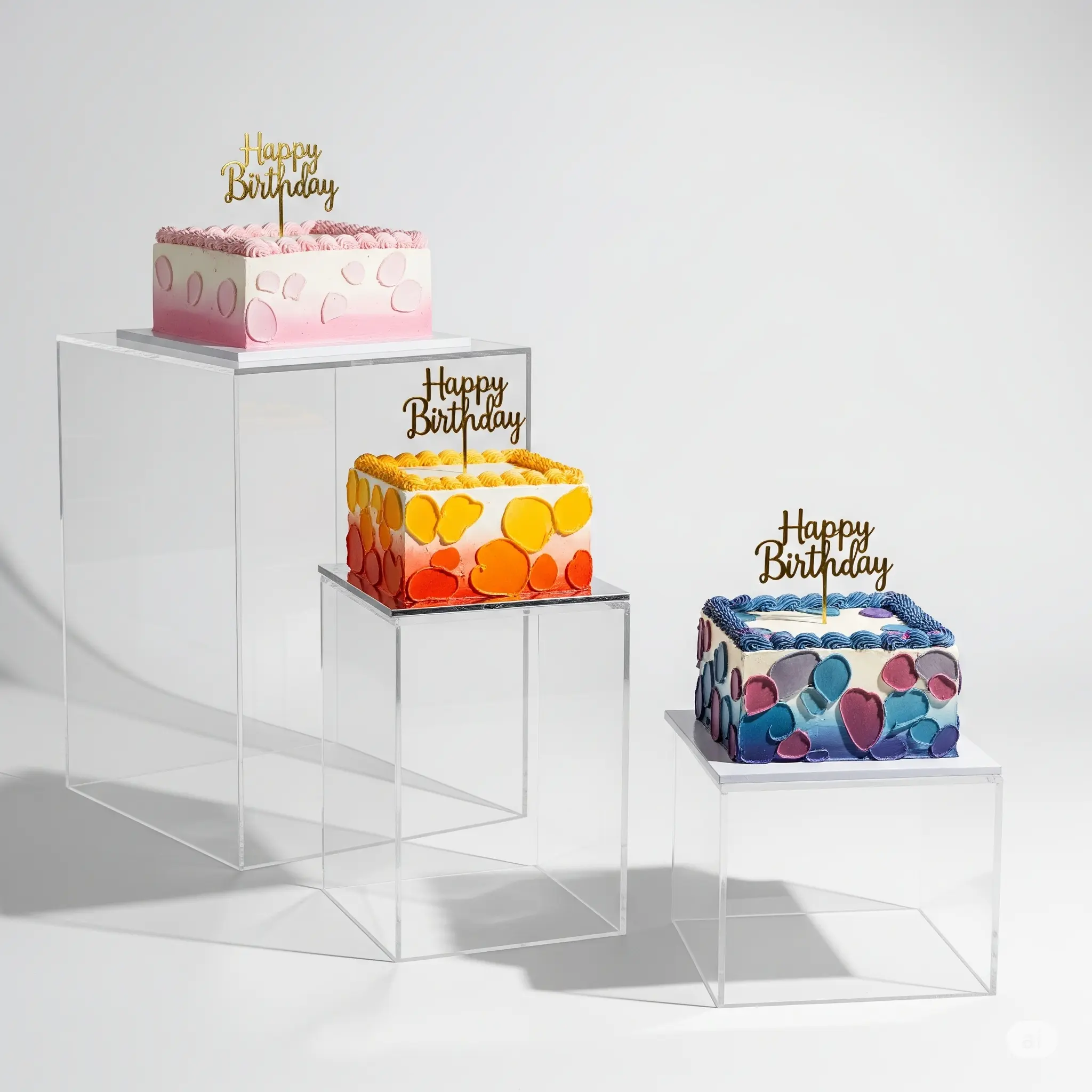 Acrylic Birthday Cake Table