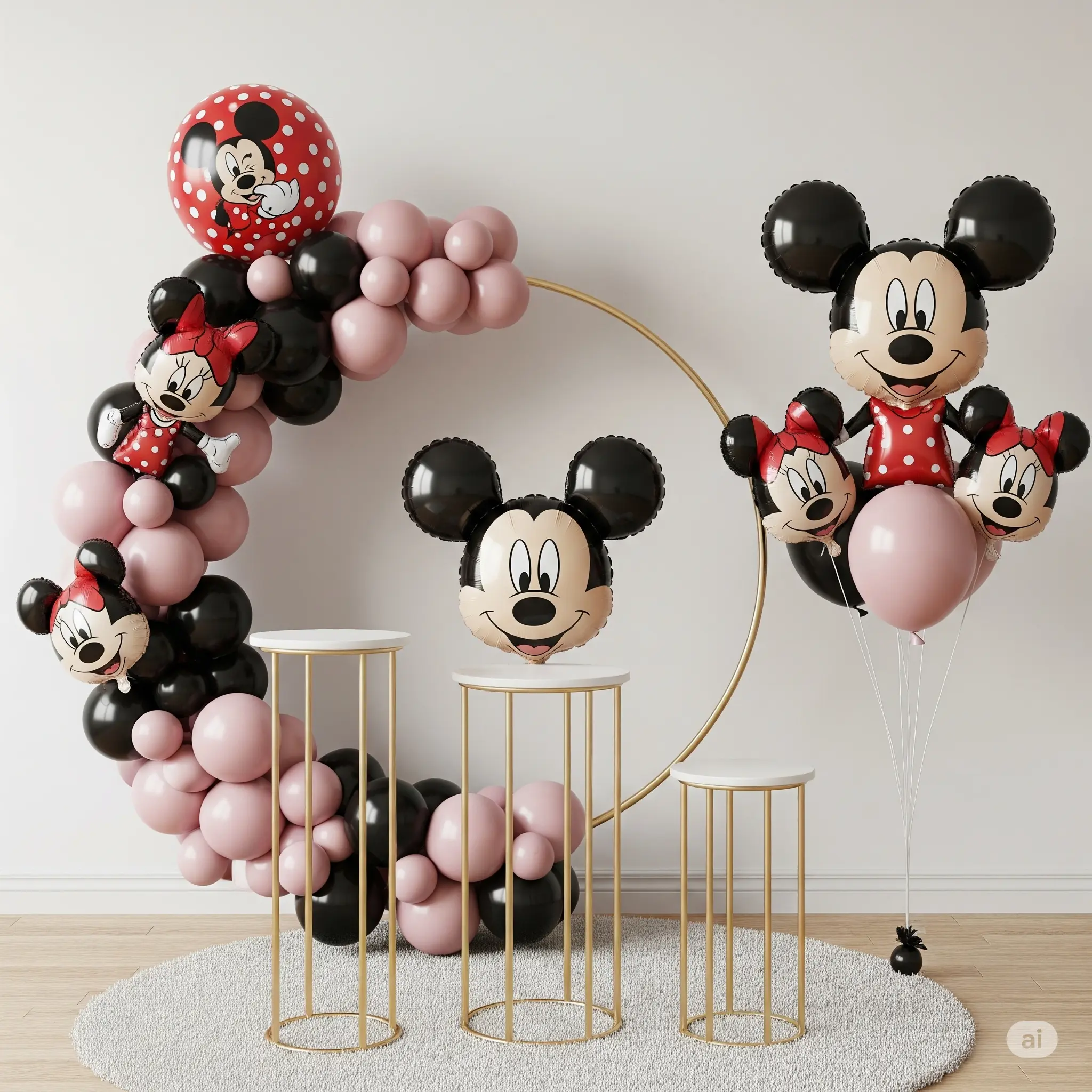 Micky Mouse Theme Birthday Decoration
