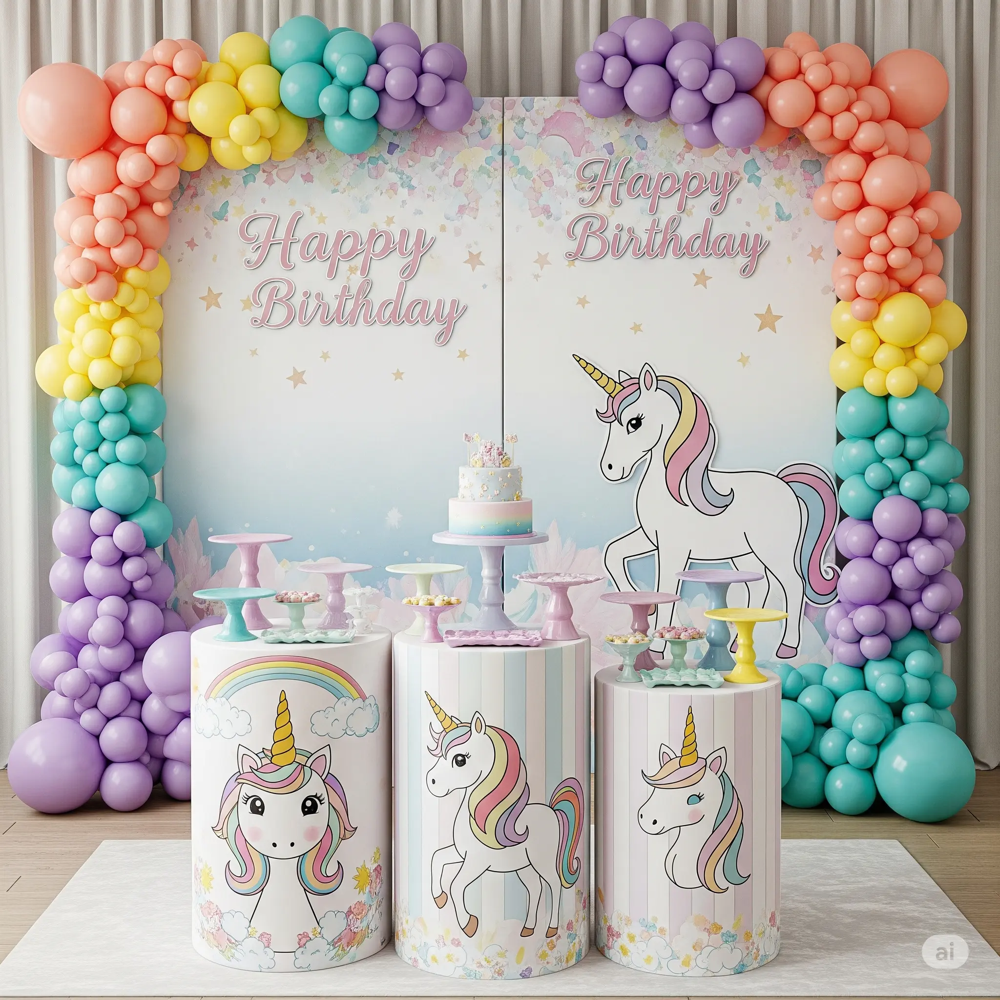 Unicorn Birthday Decoration