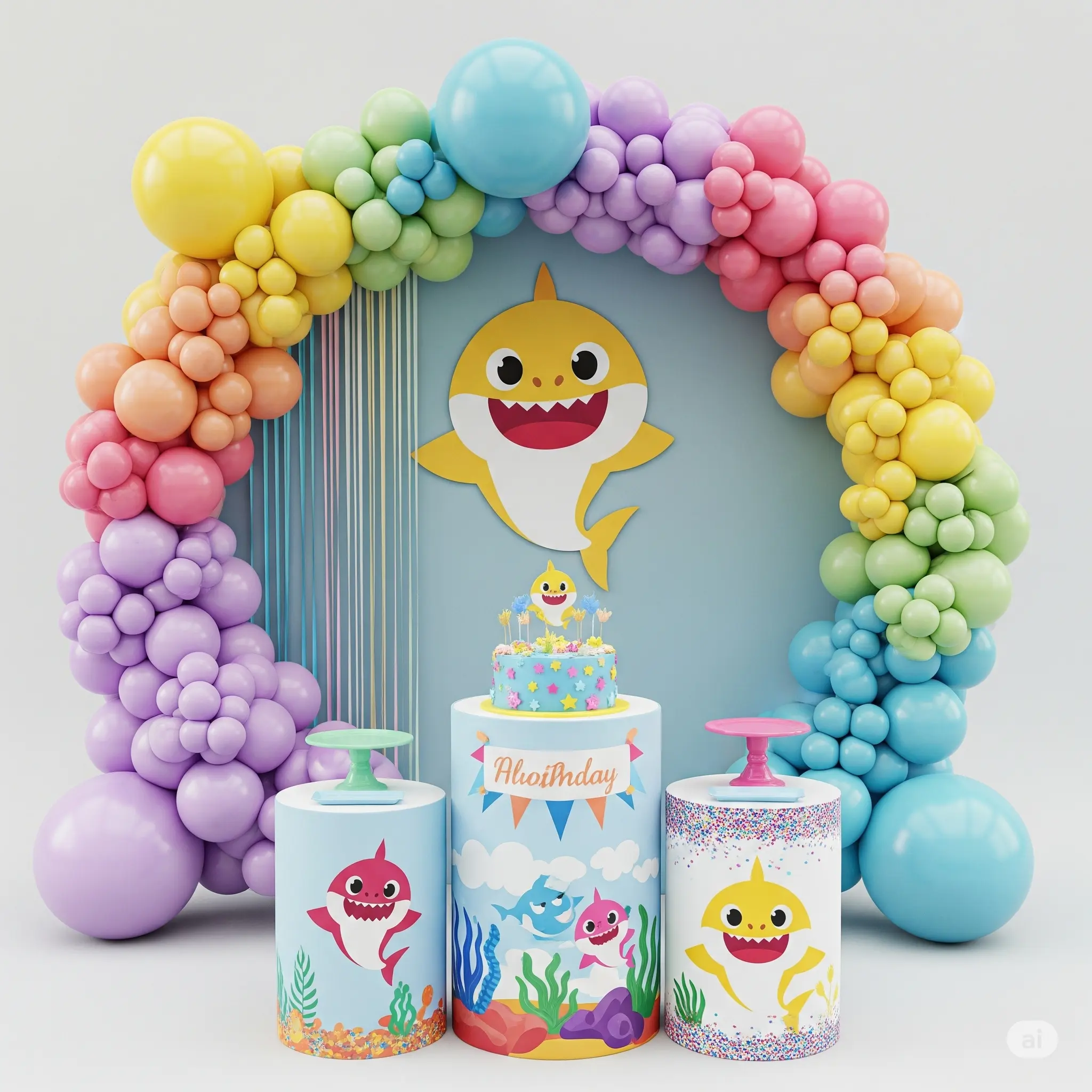 Baby Shark Theme Birthday