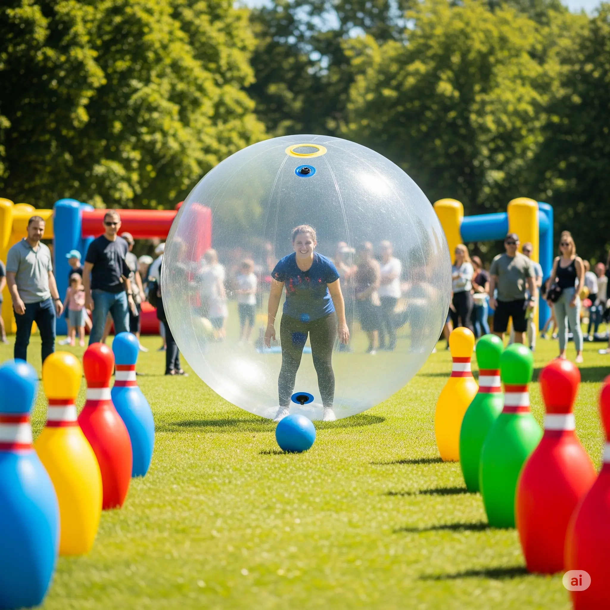 Human Bowling Game