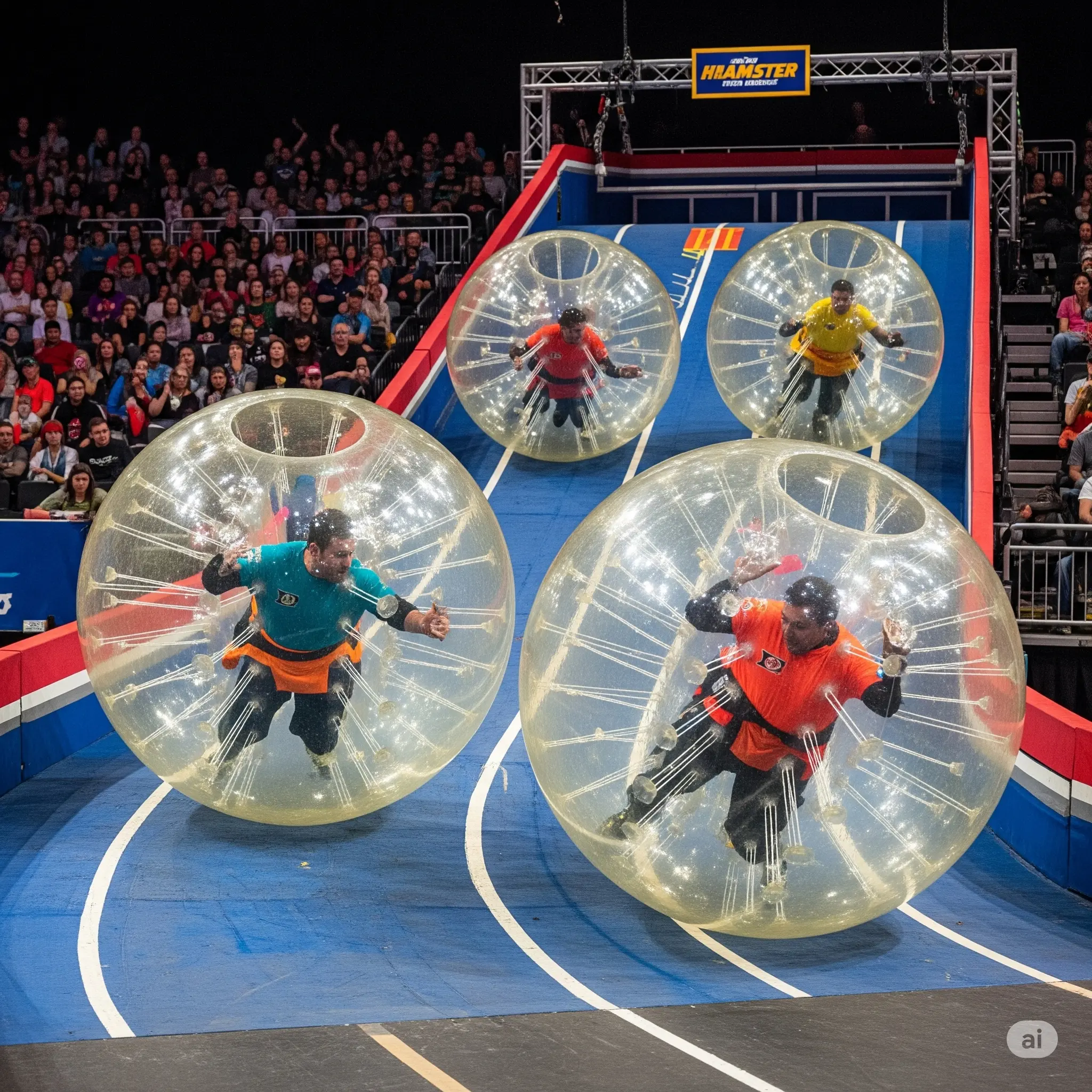 Human Hamster Race Game