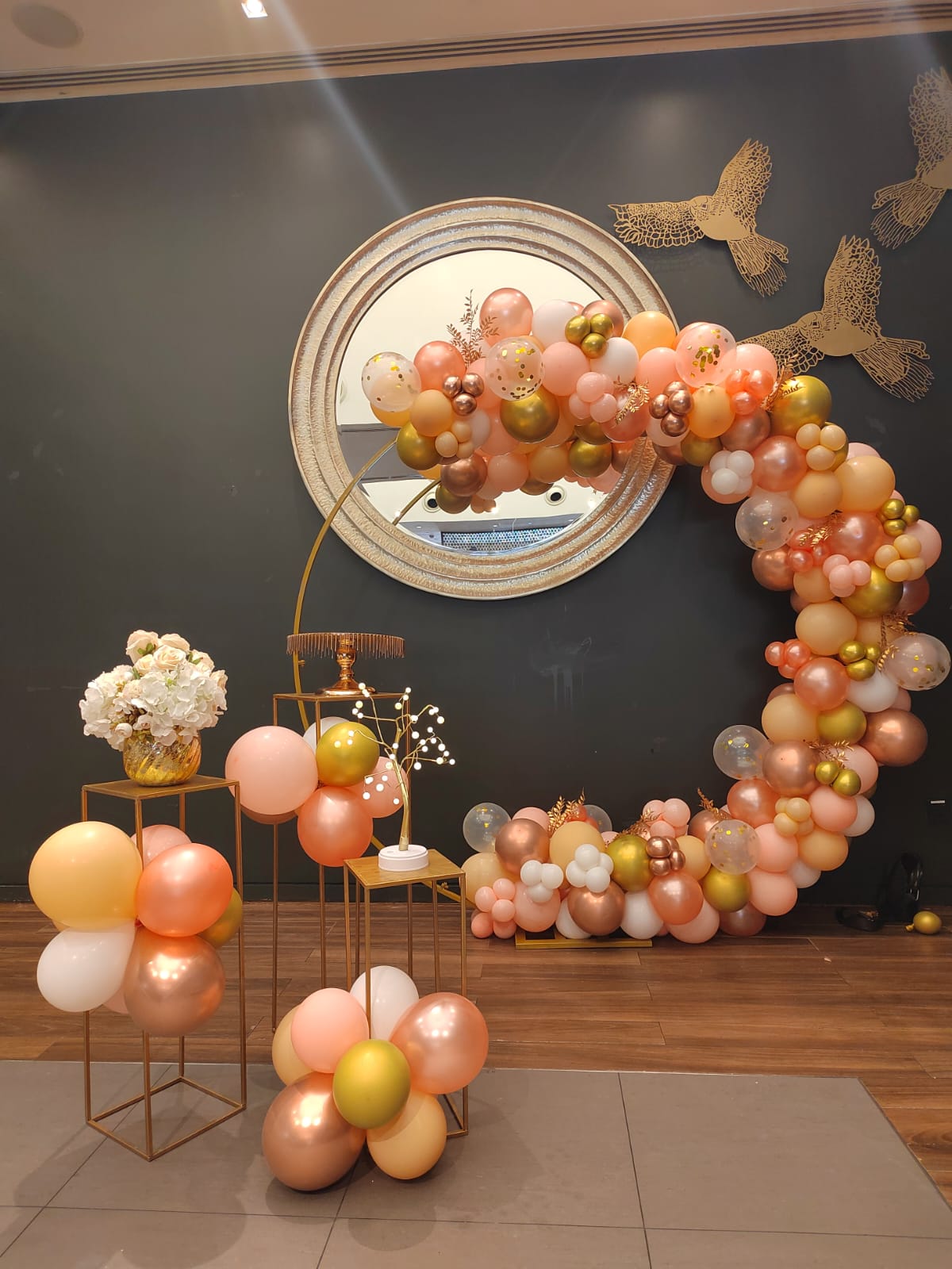 All Pink Theme Birthday Decor