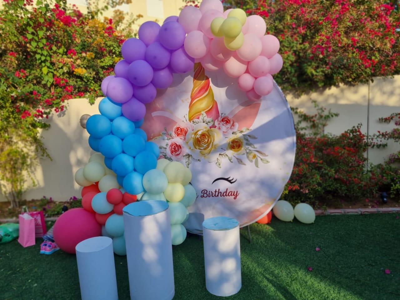 Unicorn Balloon Birthday Decoration