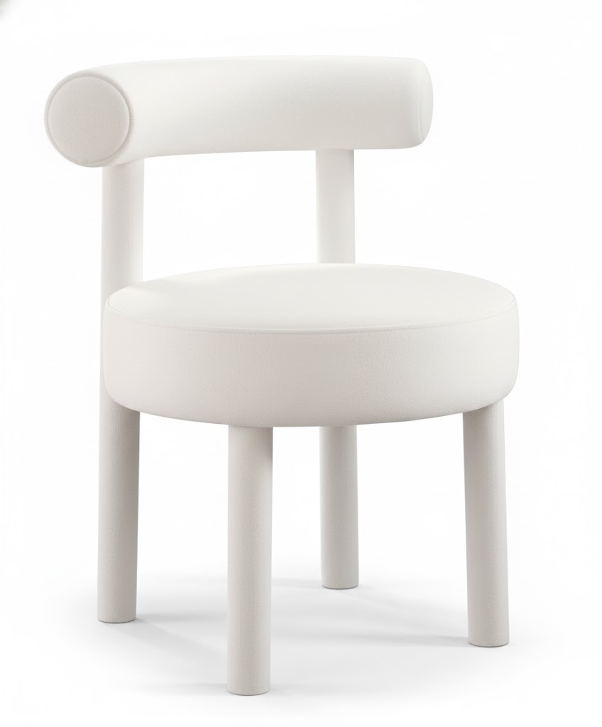 White Panda Dining Chair