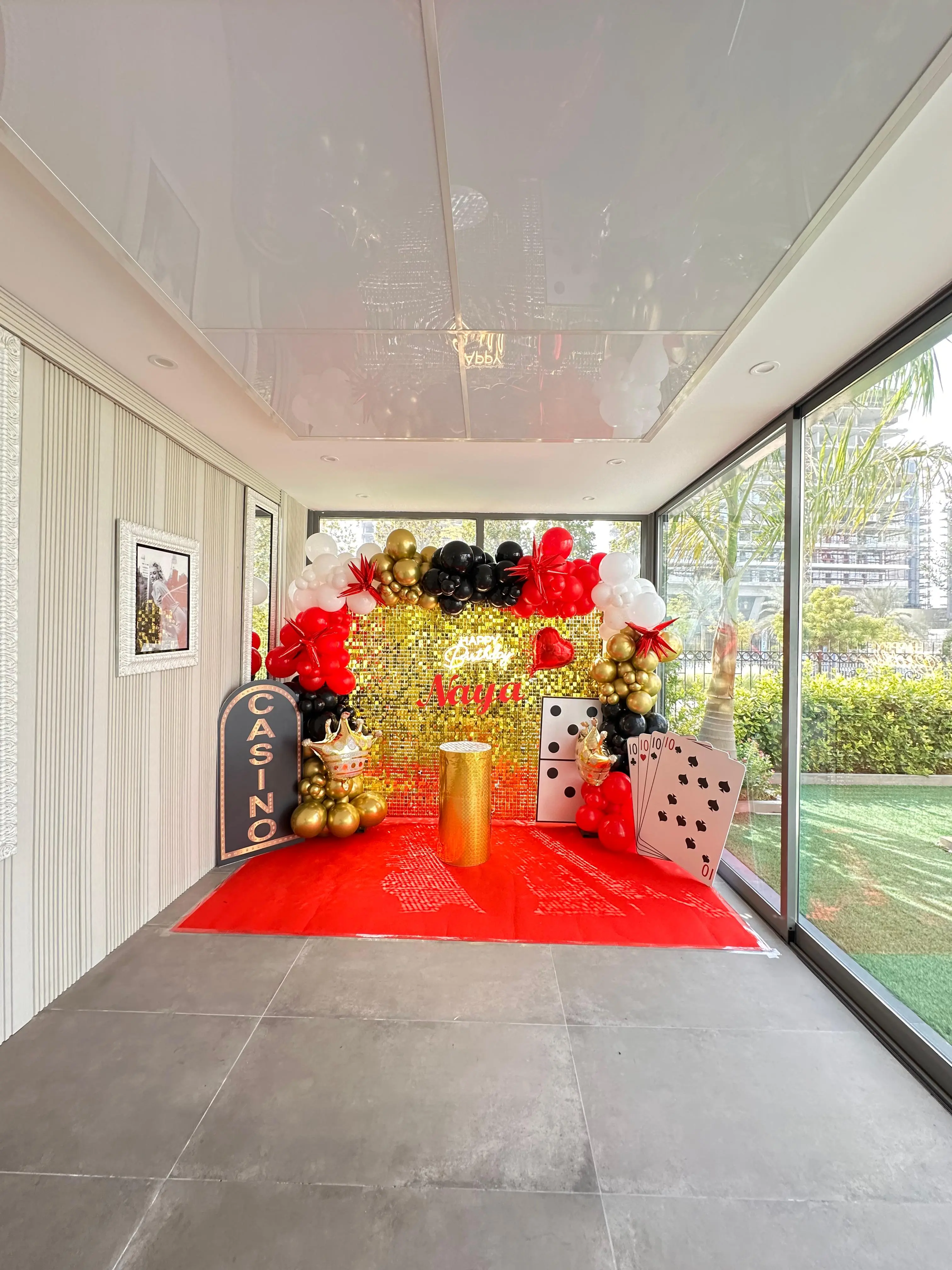 Casino Theme Birthday Decoration