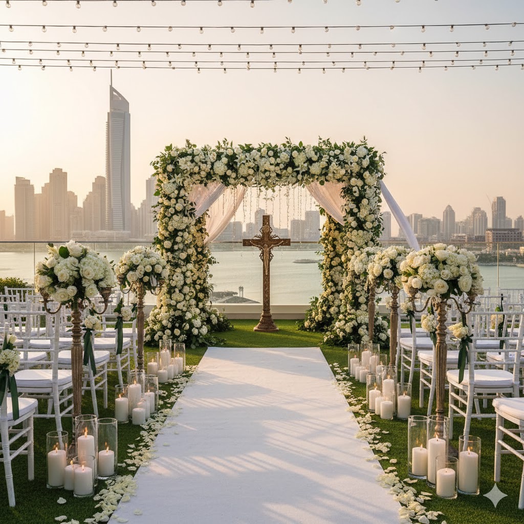 Christian Wedding Decorations in Dubai