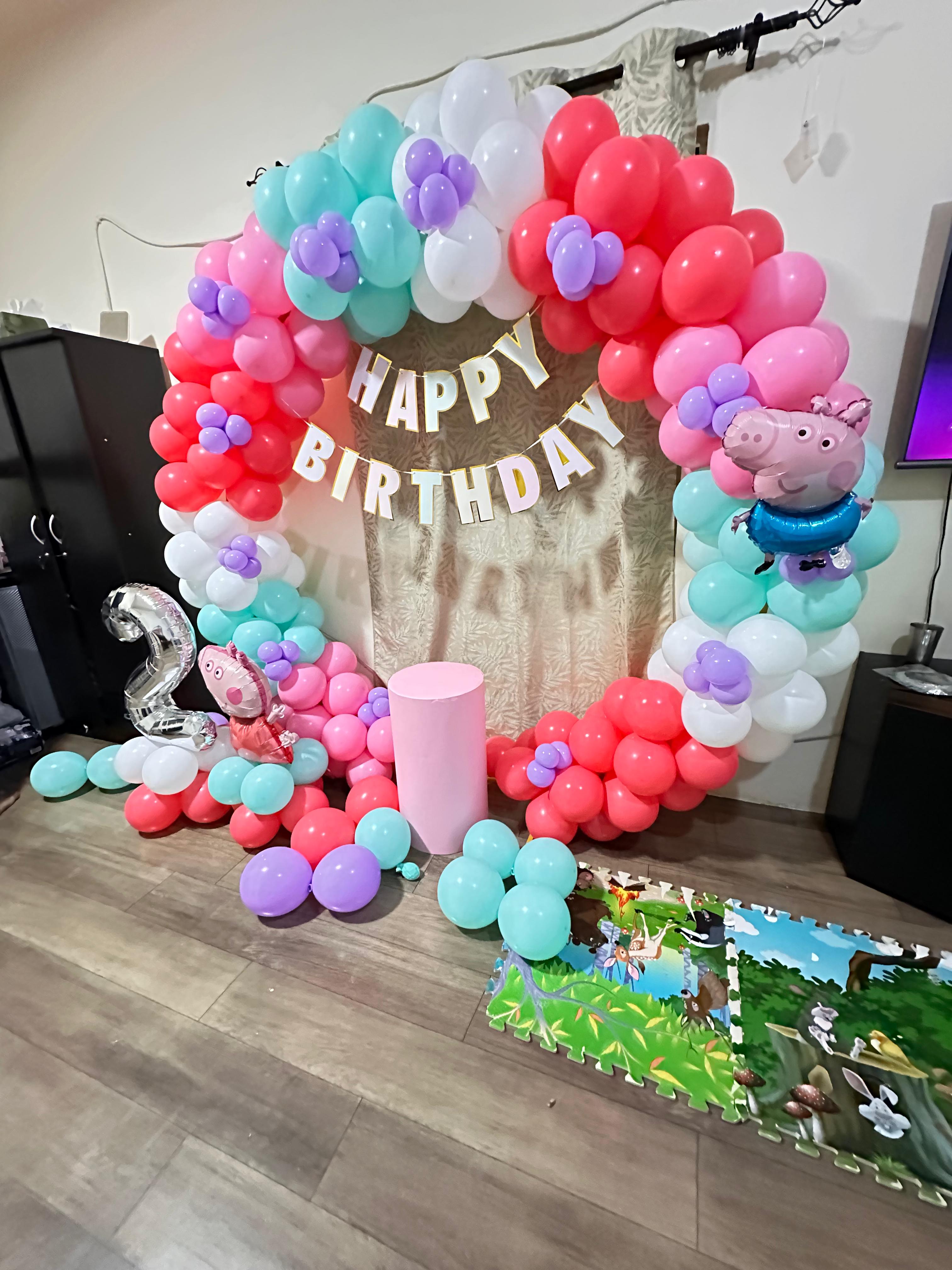 Peppa Pig Theme Birthday Decor