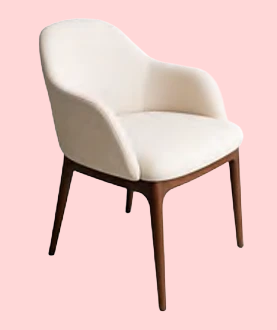 Beige Contemporary Dining Chair Rental